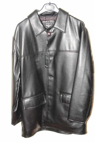 Mens Faux-leather jacket