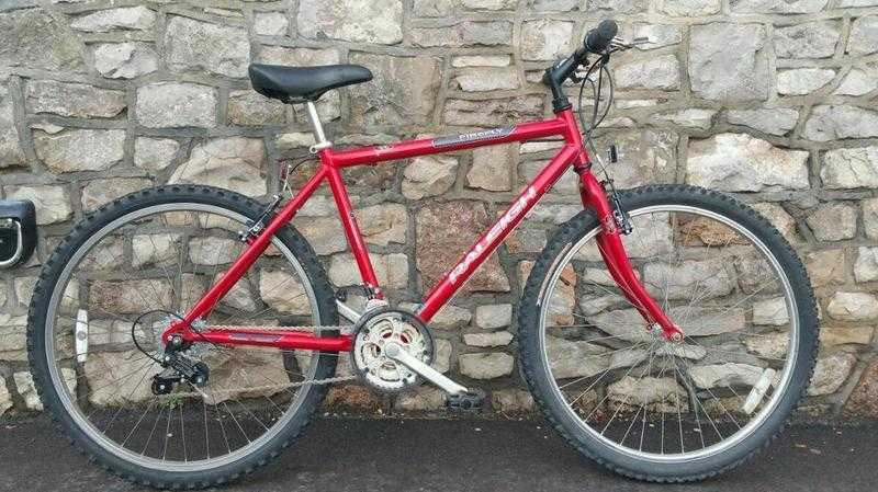 Mens Red Raleigh Firefly Mountain Bike