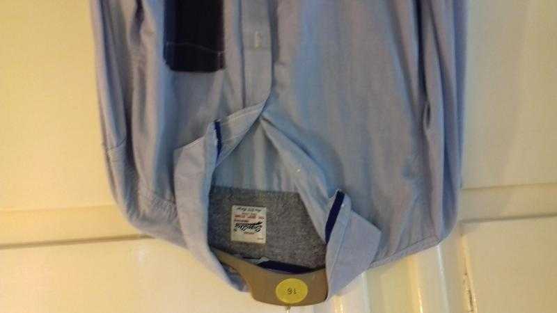 Mens superdry blue shirt