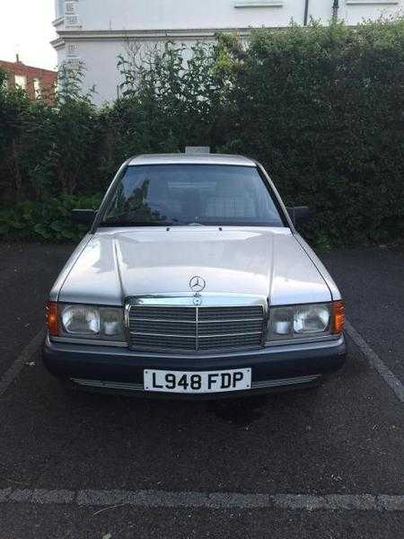 MERCEDES 190E, SILVER, 1993