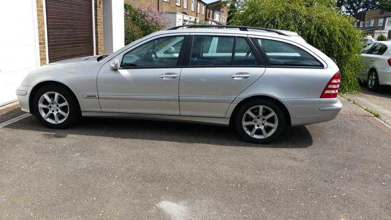 MERCEDES C200 KOMP. CLASSIC SE, SILVER, 2004