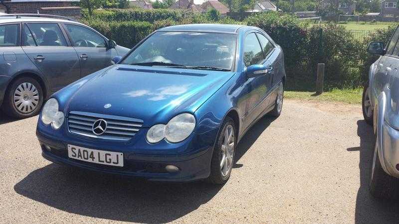 MERCEDES C320 SE AUTO, BLUE, 2004