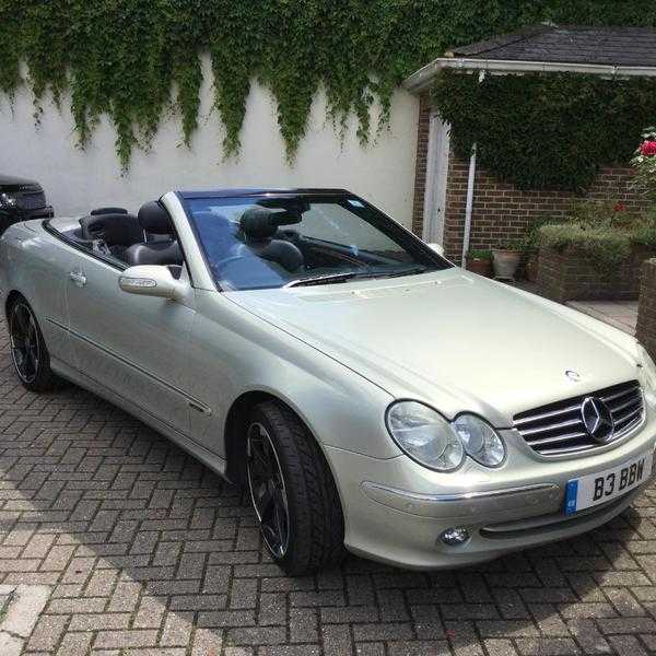 Mercedes CLK320 2004 Cabriolet Convertible Silver Designo Long MOT