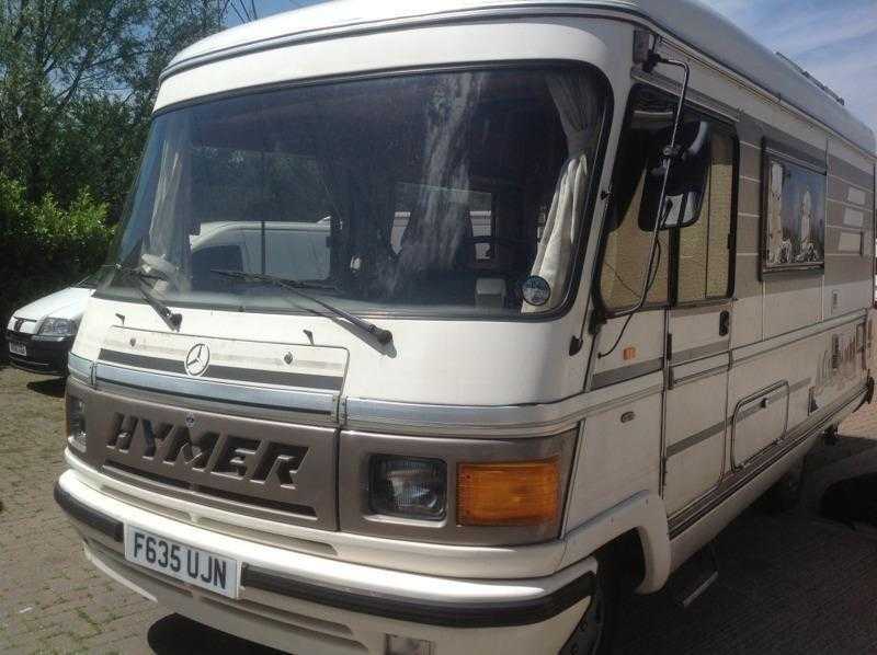 Mercedes Hymer S555 automatic 5 berth coachbuilt motorhome camper.