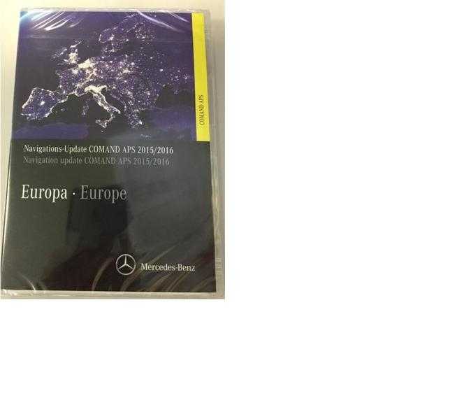 Mercedes Navigation Comand NTG2.5 APS Map 20152016 Europe update DVD