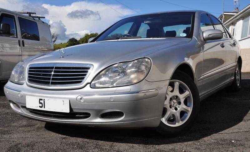 MERCEDES S CLASS S320CDI DIESEL 2002 LOW MILEAGE