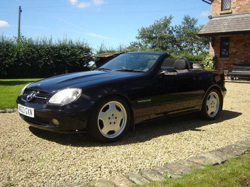 Mercedes Slk 2003, black, 3 owners,low miles, excellent condition, private sale