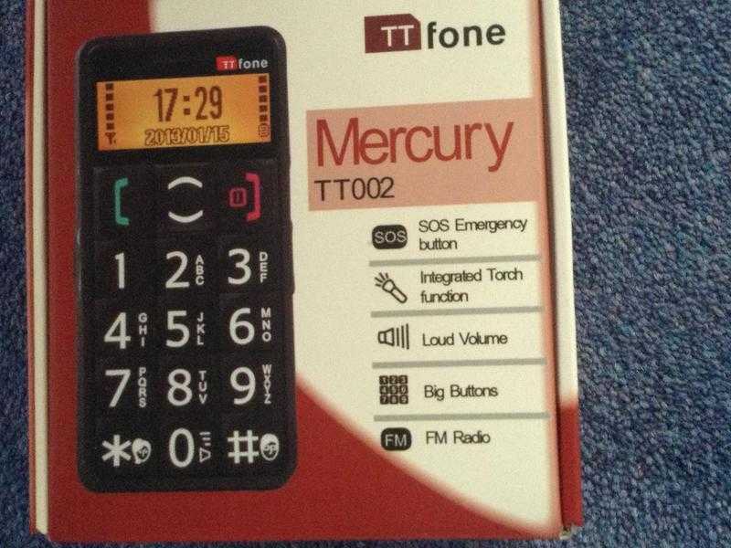 Mercury TT002 Big Button Mobile phone