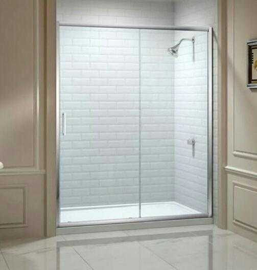 Merlyn 8mm glass sliding shower doors chrome brand new in box
