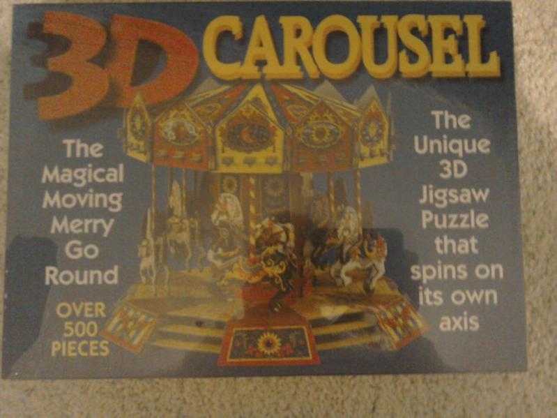 Merry go round 3D jigsaw