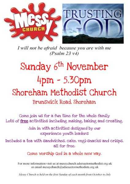 Messy Church at Shoreham Methodist Church