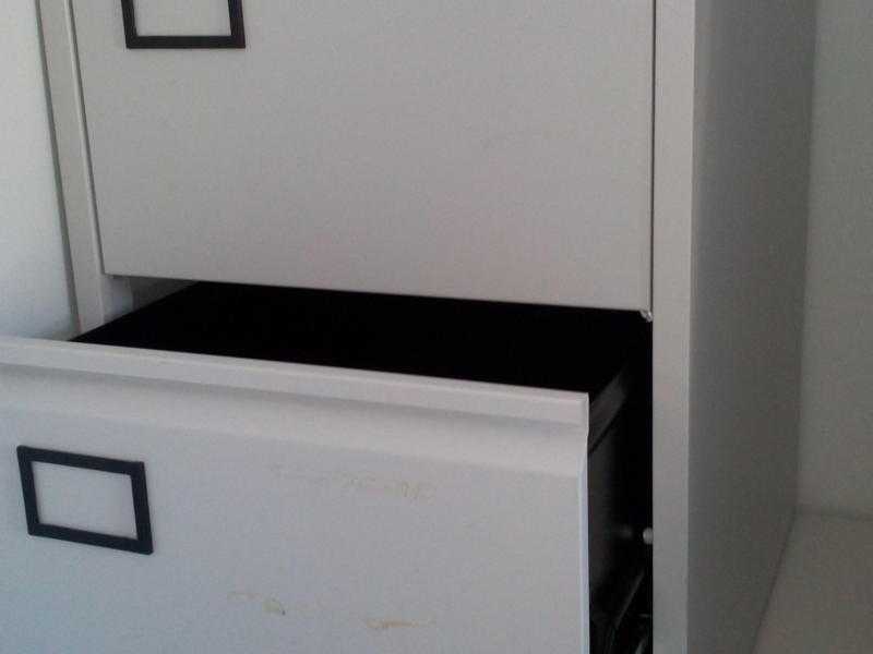 Metal 2 Drawer Filing Cabinet