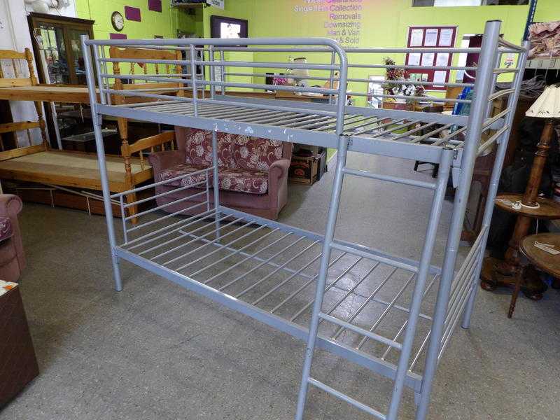 Metal Bunk Beds  2 x Single Beds - Local Delivery Service Available