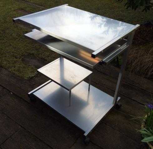 Metal Computer Table