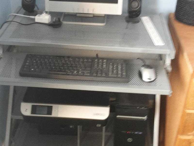 Metal Desktop computer stand