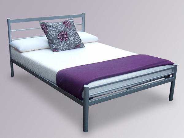 Metal double bed frame all good condition for quick sale only  30