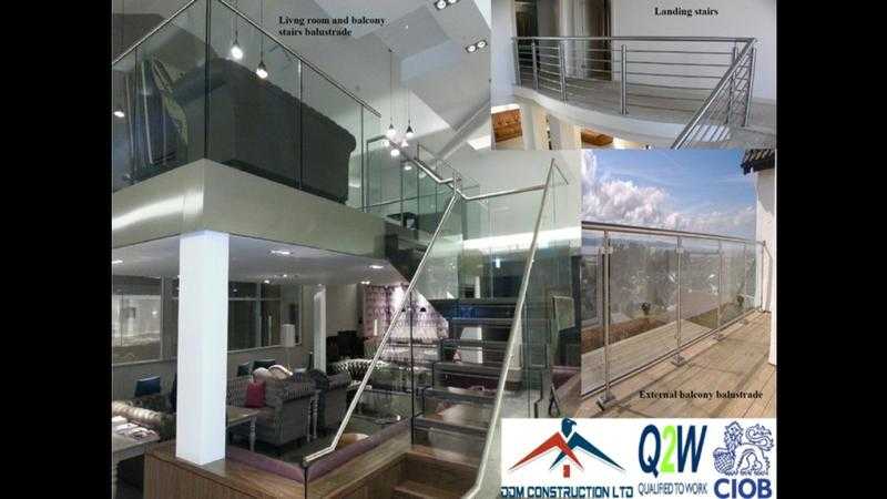 Metal fabricationstainless steel glass balustrades