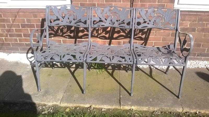 Metal Garden Bench