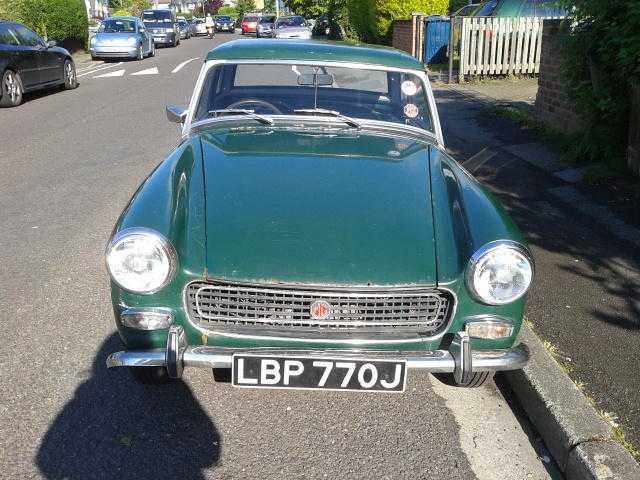 MG MIDGET, GREEN, 1970