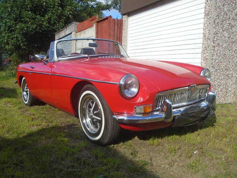 MgB roadster, chrome bumpers bargain