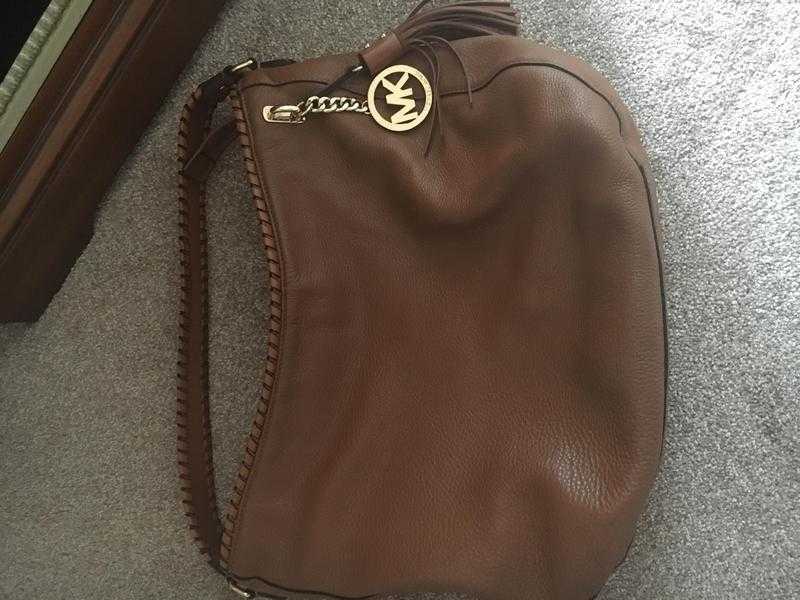 Michael Kors leather bag tan