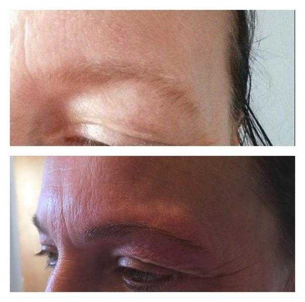 Micro blading eyebrows