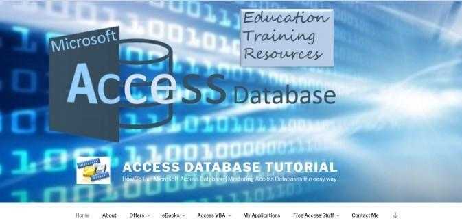 Microsoft Access 2016 Database eBook