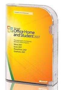 Microsoft Office home and student 2007