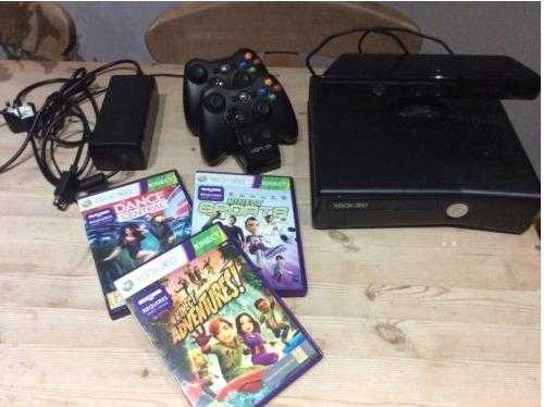 Microsoft Xbox 360 Elite (Latest Model)- with Kinect 4 GB Black Console (NTSC)