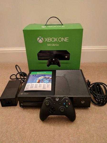 Microsoft Xbox One 500GB Black Console- Great Condition in Original Packaging