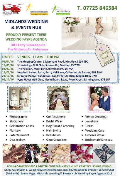 Midlands Wedding amp Events Hub Wedding Fayre Agebda