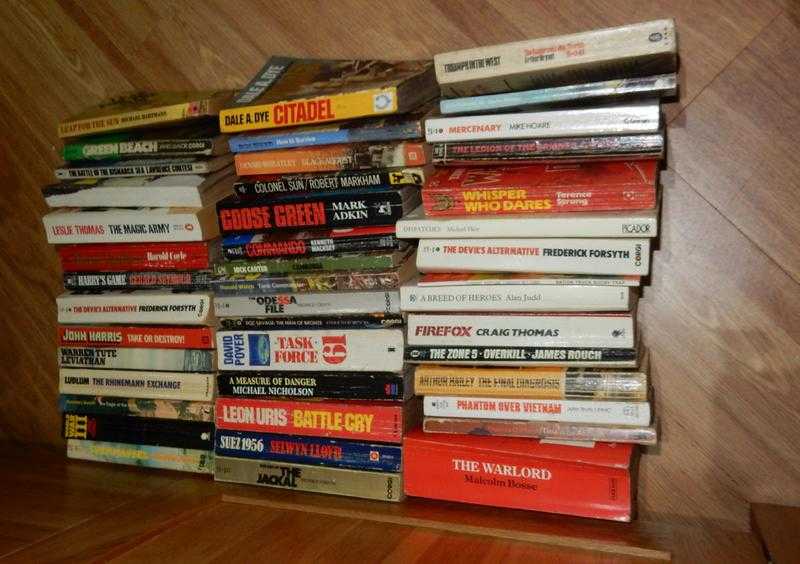 Military books - paperbacks