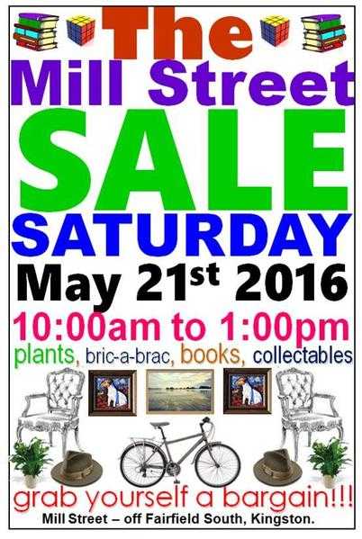Mill Street039s annual street sale