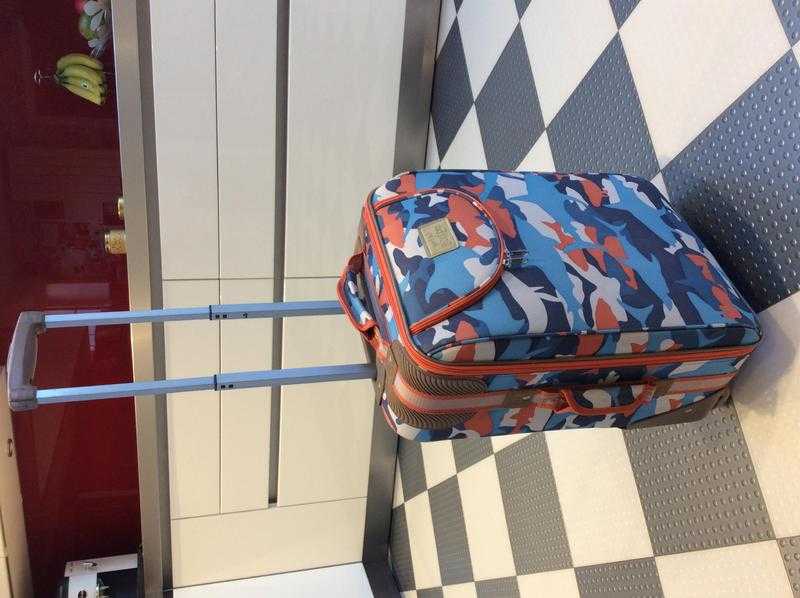 Mini Boden Carry on suitcase. Shark Design