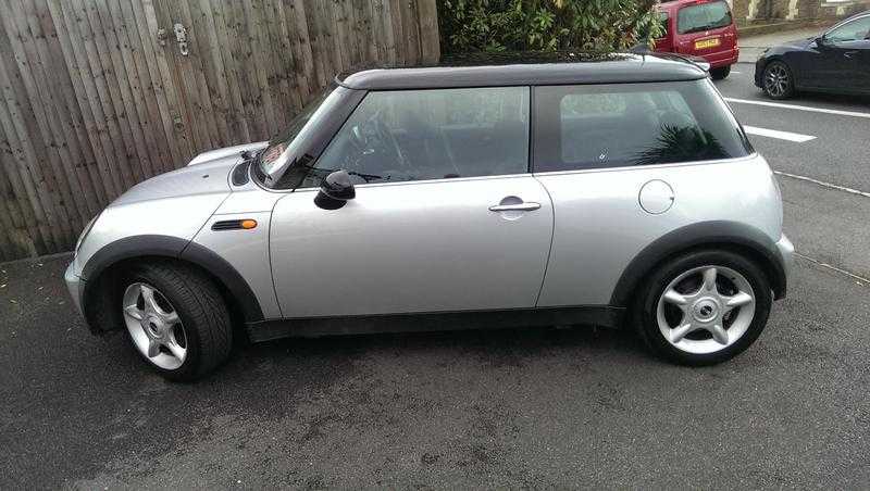 Mini Cooper  with Chilli pack on 54 plate just 27,200 miles from new, Silver Black