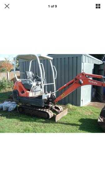 Mini digger hire