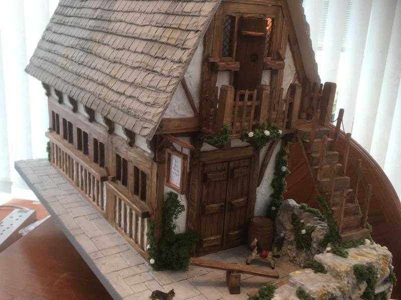 Miniature House, dolls house (The Old Grange chool)