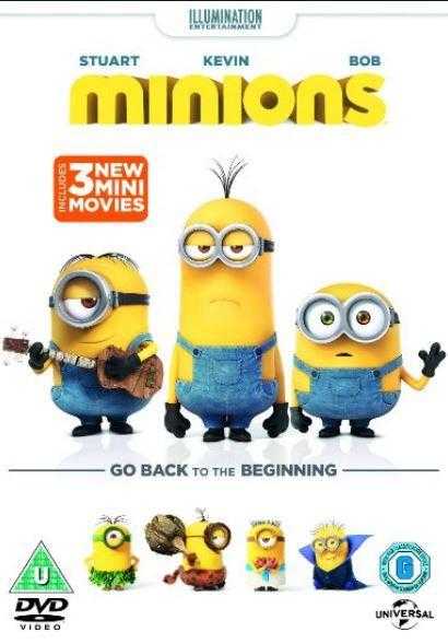 Minions dvd (plus others)