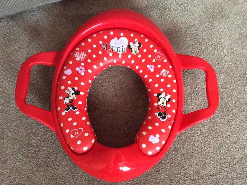 Minnie Mouse Trainer Toilet Seat VGC