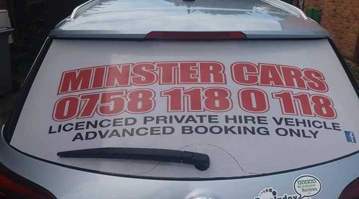 Minster cars private hire service