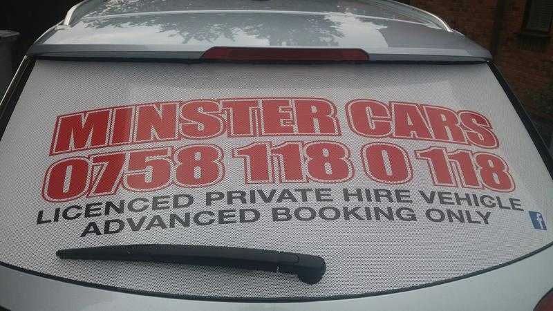 Minster cars taxi service