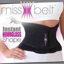 Miss Belt - Women039s Compression Waist Girdle - Back Support and Slim Look