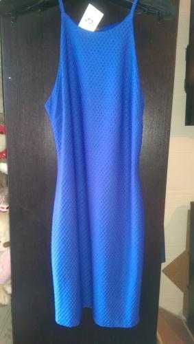 miss selfridge cobalt blue dress bnwt size 12