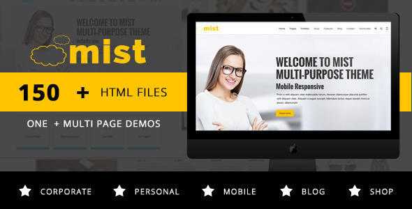 Mist  Multi-Purpose HTML5 Responsive Template