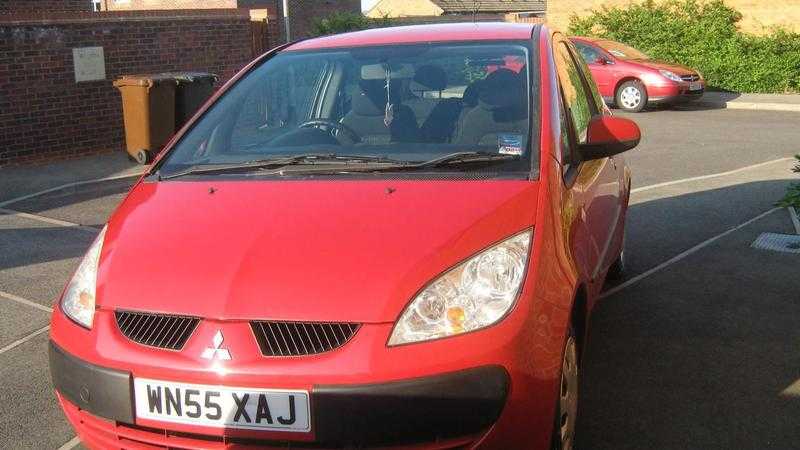 MITSUBISHI COLT RED, RED, 2005 MOT till Aug 2016