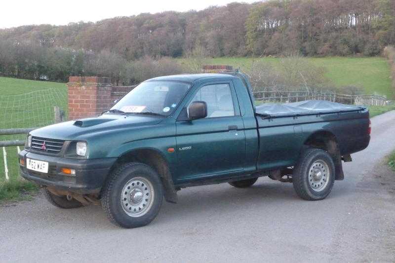 MITSUBISHI L200 2.5 TURBO DIESEL 4X4 SINGLE CAB 12 MONTHS MOT