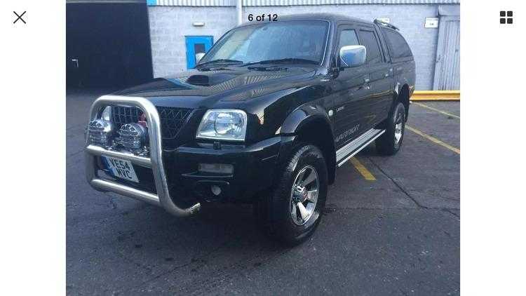 mitsubishi L200 warrior lwb top of the range fully loaded.