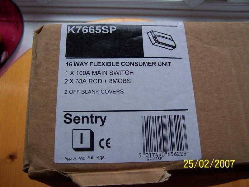 MK 16 way Consumer unit