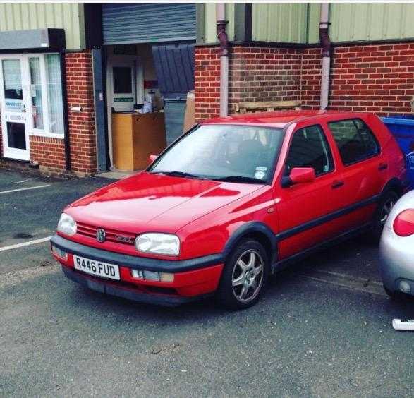 Mk3 golf gti red