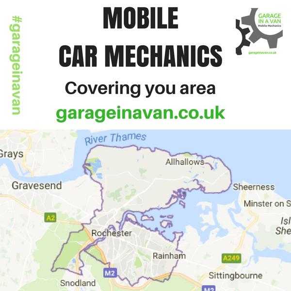 Mobile mechanics GARAGE IN A VAN Covering Medway towns and Grain, state of the art diagnostics.